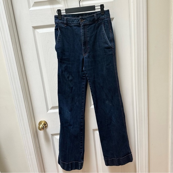 Marc Jacobs Dark Blue Flare Jeans - Picture 1 of 7